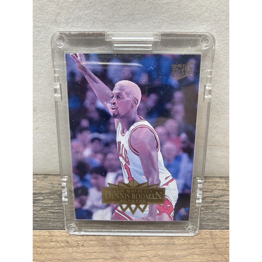 Dennis Rodman 1995-96‎ Ultra Chicago Bulls Basketball Card #210